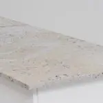 Naturstein Küchen Arbeitsplatte weiß