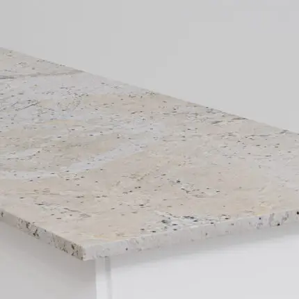 Naturstein Küchen Arbeitsplatte weiß