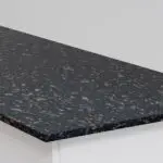 Naturstein Küchen Arbeitsplatte schwarz