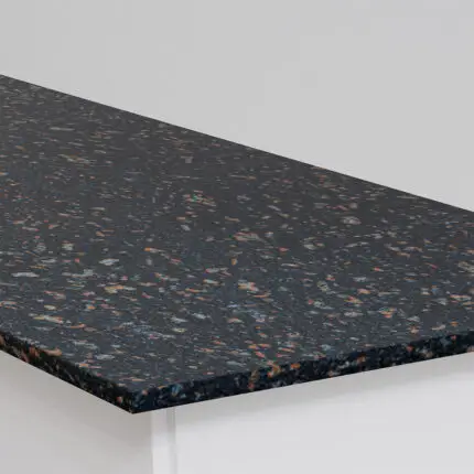 Naturstein Küchen Arbeitsplatte schwarz