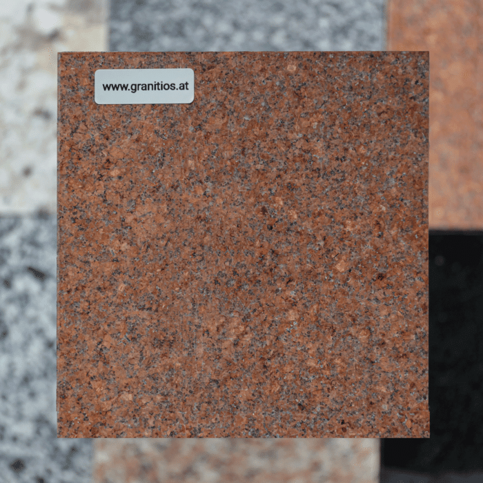 Rote Küchen Arbeitsplatte aus Granit